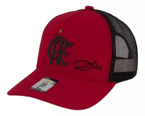 BONE SILK FRONT TRUCKER VERMELHO