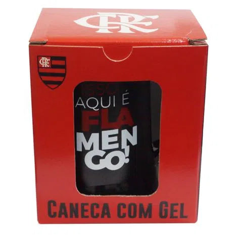 Caneca Flamengo Gel Fume Isso Aqui e Flamengo 400ML