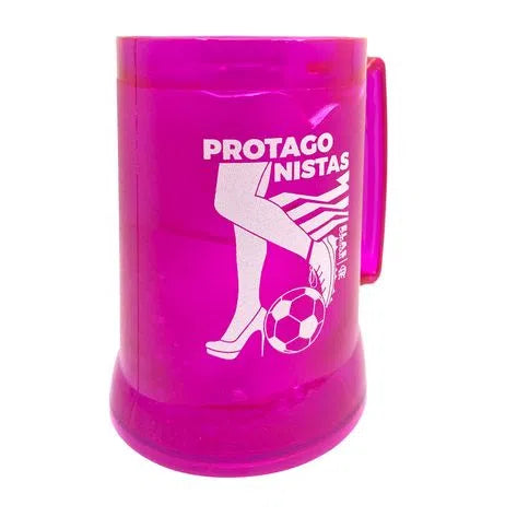 CANECA GEL ROSA ELAS DOMINAM 4297