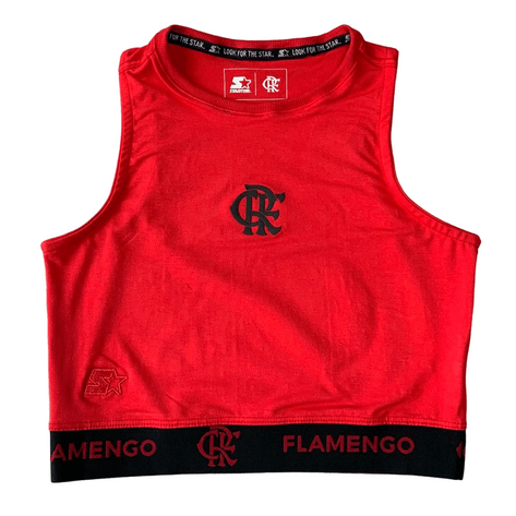 CROPPED FLAMENGO CAVADO VERMELHO 1A102A