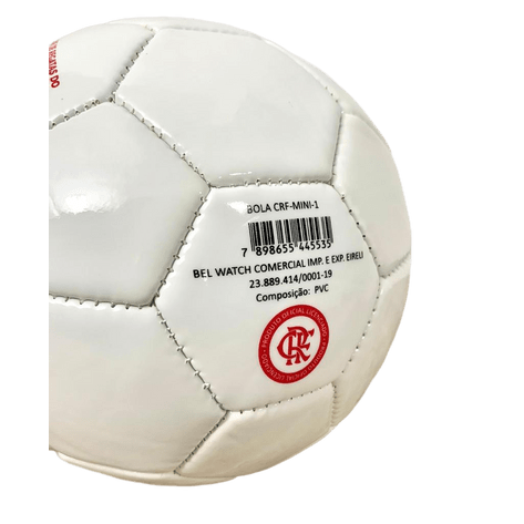 MINI BOLA FLAMENGO OFICIAL BRANCA BEL WATCH - UN