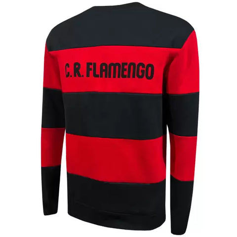 CASACO MOLETOM ABERTO FLAMENGO 1981