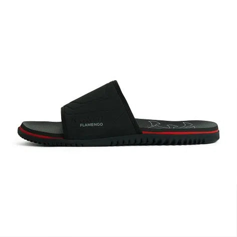 CHINELO SLIDE GO FLA DTN-01 PRETO VERMELHO KENNER