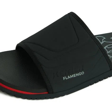 CHINELO SLIDE GO FLA DTN-01 PRETO VERMELHO KENNER