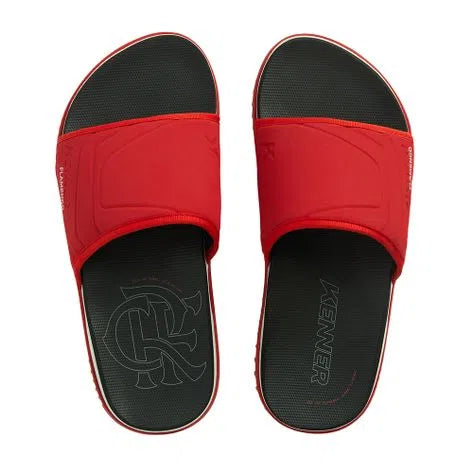 CHINELO SLIDE GO FLA DTN-02 PRETO VERMELHO KENNER 33435