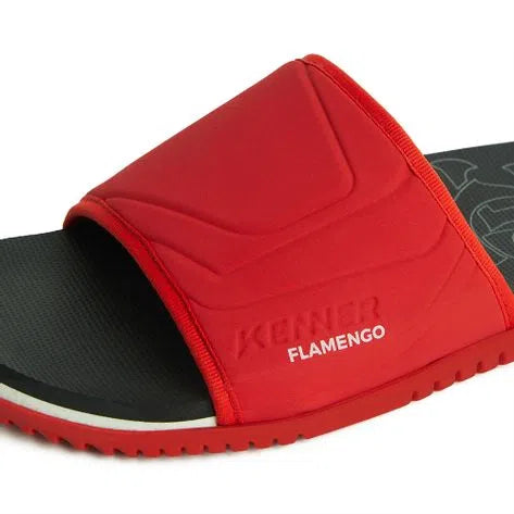 CHINELO SLIDE GO FLA DTN-02 PRETO VERMELHO KENNER 33435