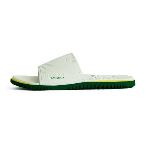 CHINELO SLIDE GO FLA DTN-03 BRANCO VERDE AMARELO KENNER 33436