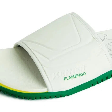 CHINELO SLIDE GO FLA DTN-03 BRANCO VERDE AMARELO KENNER 33436