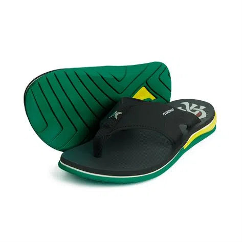 CHINELO X-GEL FLA DTO-03 PRETO VERDE AMARELO KENNER 33438