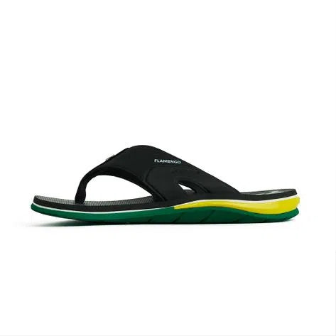 CHINELO X-GEL FLA DTO-03 PRETO VERDE AMARELO KENNER 33438