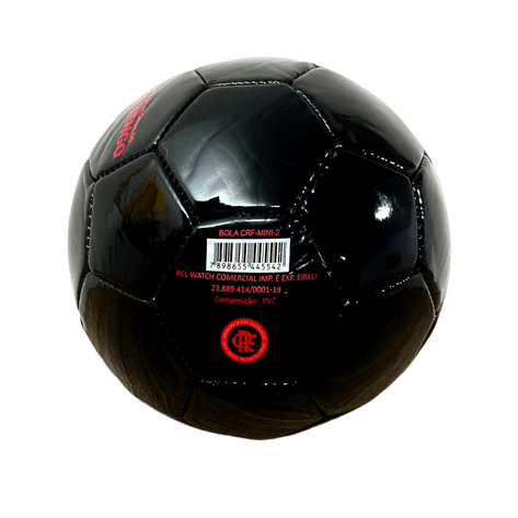 MINI BOLA FLAMENGO OFICIAL PRETA BEL WATCH - UN