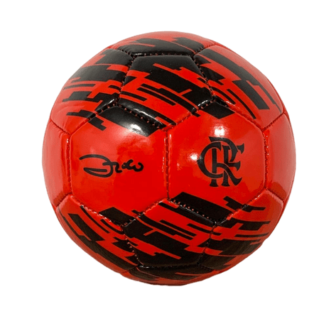 MINI BOLA OFICIAL FLAMENGO - ASSINADA PELO CRAQUE ZICO