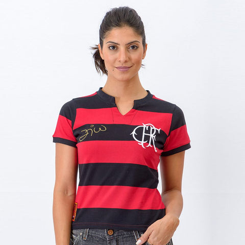 Camisa Feminina Flamengo Tri Zico