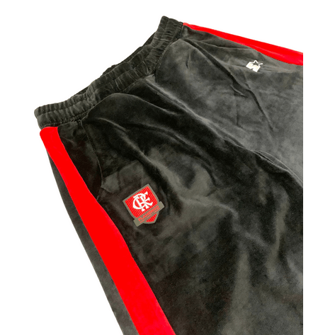 CALÇA PANTALONA PRETO/VERMELHO STARTER