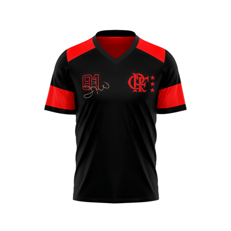 Camisa Flamengo Nova Zico Retrô Braziline