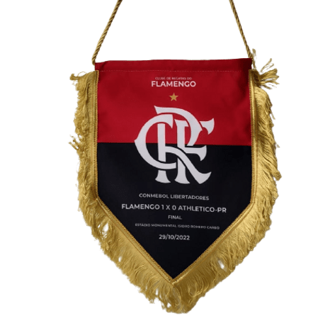 FLÂMULA FLAMENGO LIBERTADORES 2022 - UN