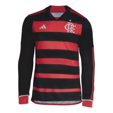 MANTO ADIDAS FLAMENGO I MANGA LONGA 2024  IP8201