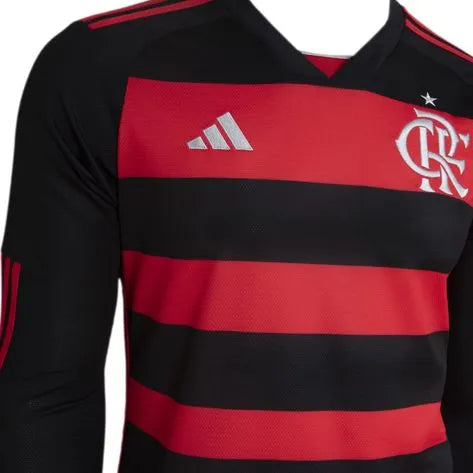 MANTO ADIDAS FLAMENGO I MANGA LONGA 2024  IP8201