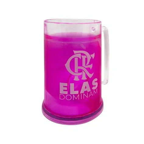 MINI CANECA GEL ROSA ELAS DOMINAM 4298