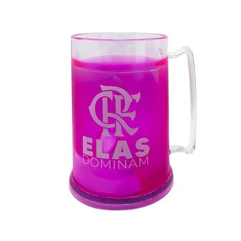 MINI CANECA GEL ROSA ELAS DOMINAM 4298