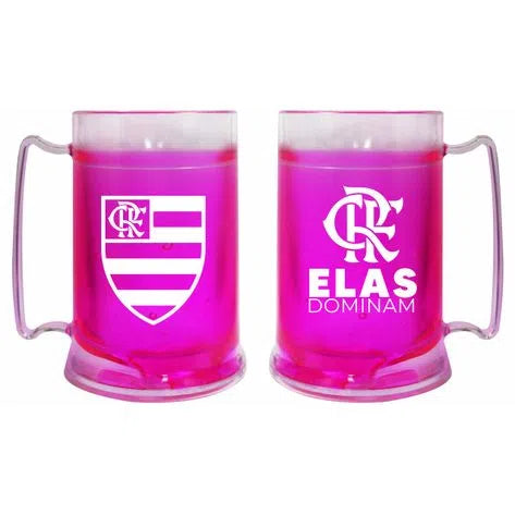 MINI CANECA GEL ROSA ELAS DOMINAM 4298