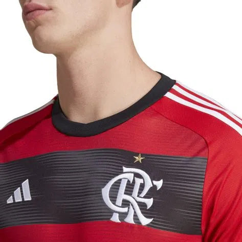 Camisa Adidas Masculina Pré-jogo Flamengo 2023 Red/black Hs5204 M